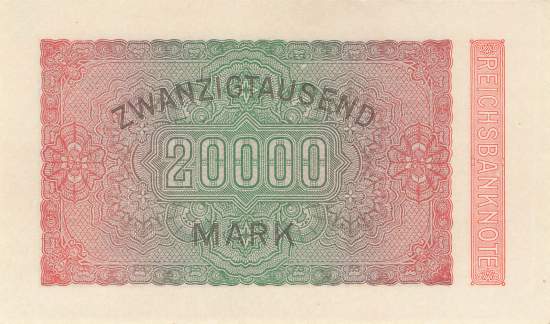 20000 Mark 1923 ro.84g OE